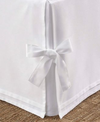Tailored Corner Ties Bedskirt, Queen