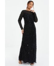 Black evening dresses at macy's discount