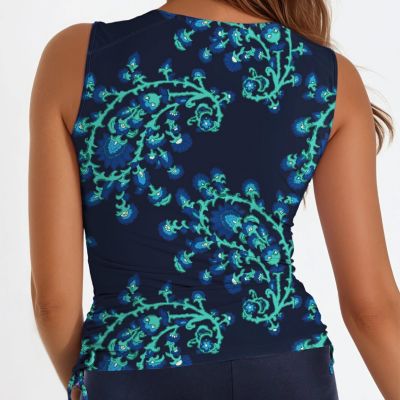 Women's Closed Back UPF 50+ Tankini Maya Swim Top