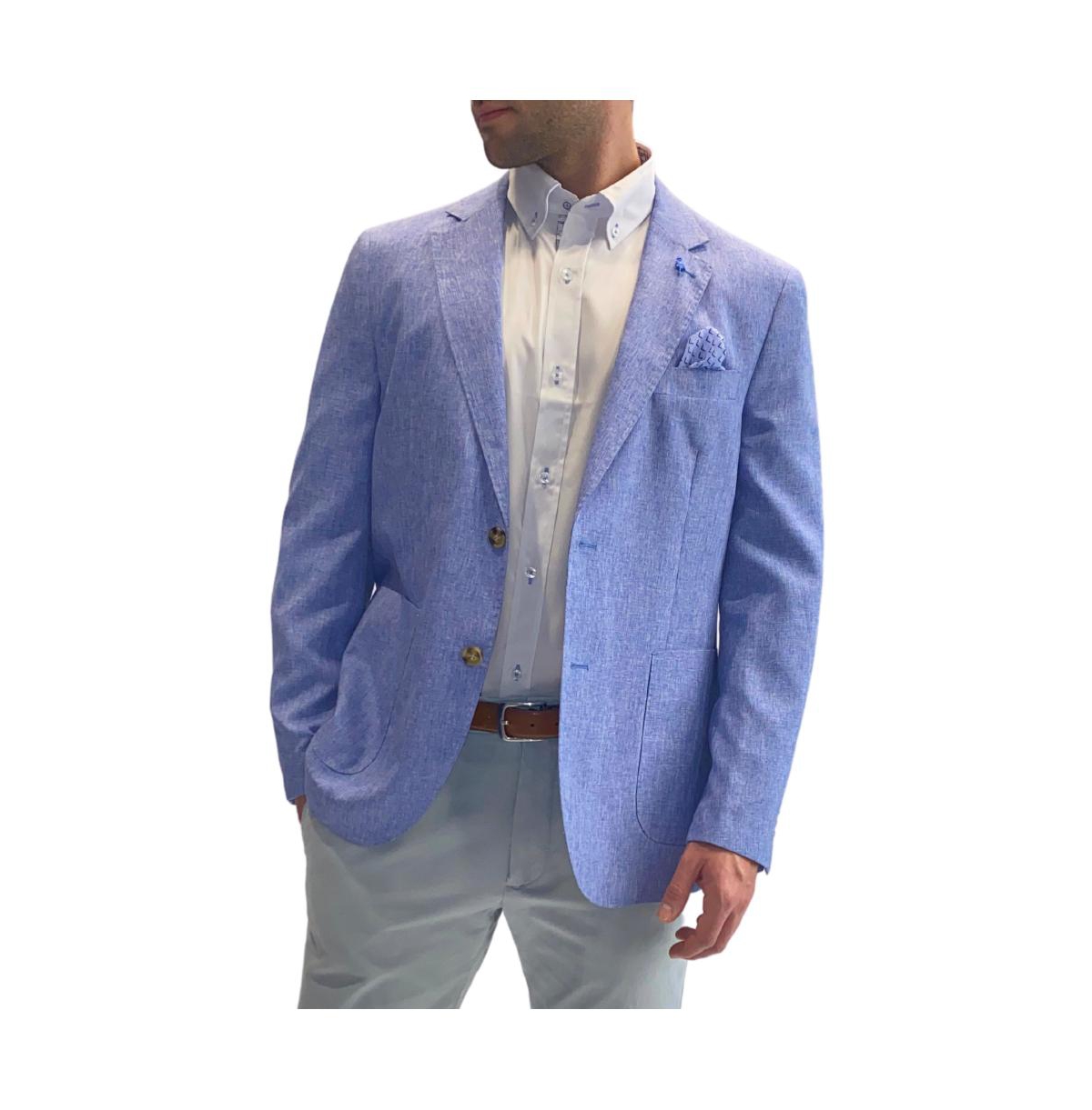 Tailorbyrd Melange Sport Coat In Blue