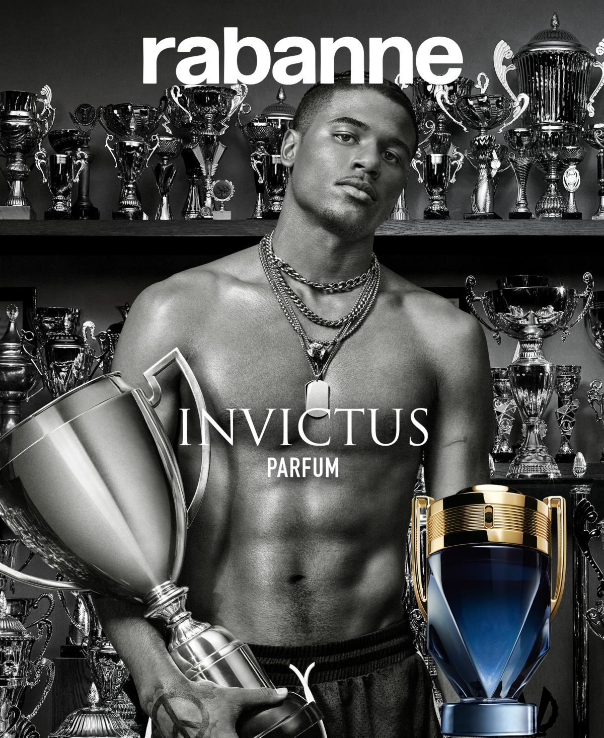 Shop Rabanne Men's Invictus Parfum Spray, 1.7 Oz. In No Color