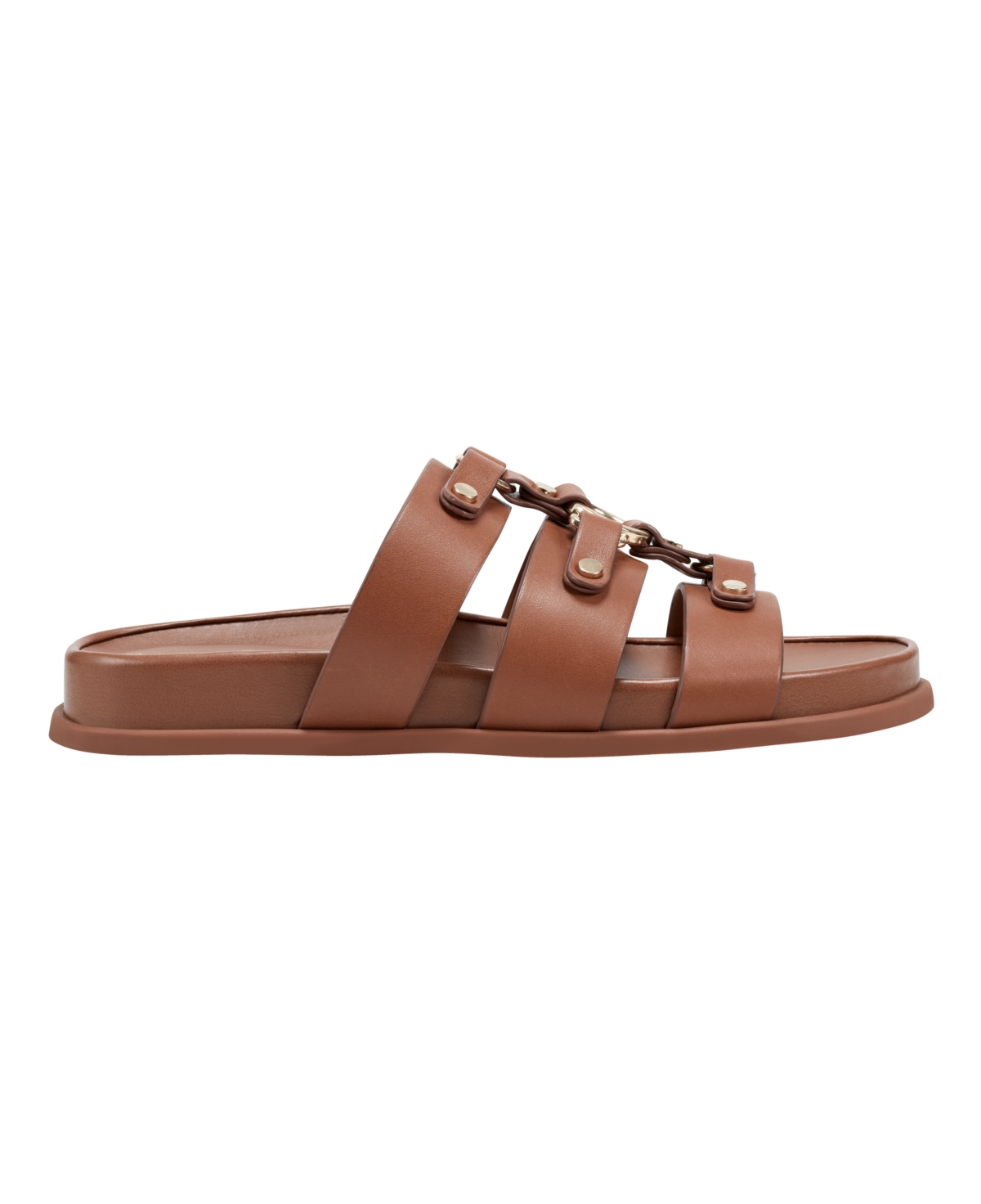 Marc Fisher Ltd Women's Verity Slip-On Strappy Casual Sandals