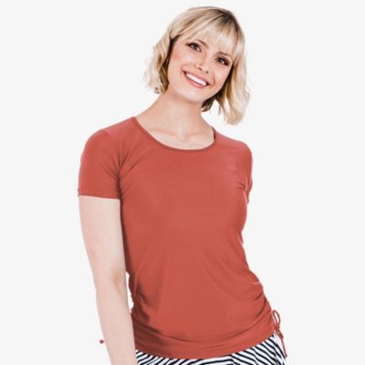 Women's UPF 50+ Short Sleeve Adele Swim Top