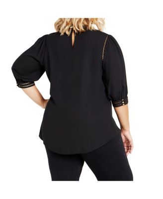 Plus Size Kiss Me Quick Elbow Sleeve Shirt