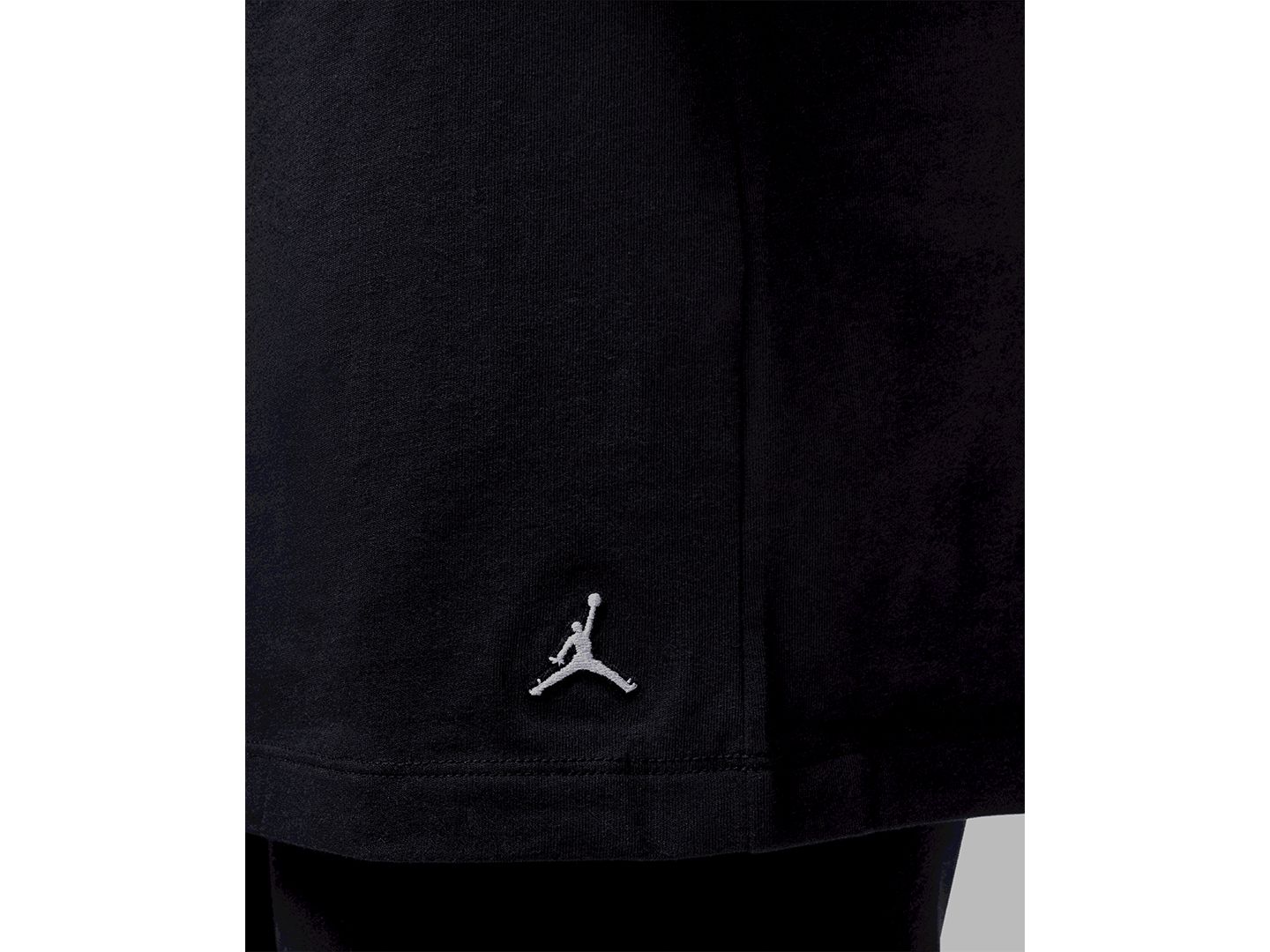 Мужские футболки Jordan 2-Pack Flight Base Stretch Cotton Crewneck T-Shirts, цвет: Чёрный — фото 4