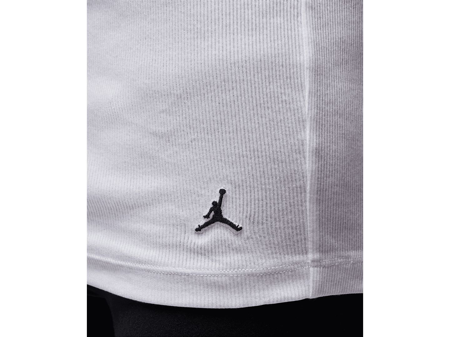 Мужские топы Jordan 2-Pack Flight Base Stretch Cotton Ribbed Tanks, цвет: Белый — фото 4