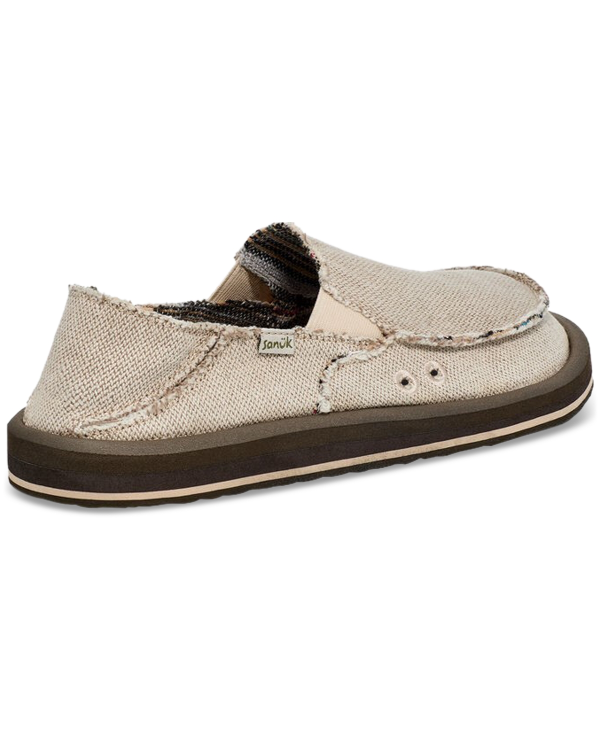 Shop Sanuk Men's Donny Two-tone Slip-on Shoes In Natural