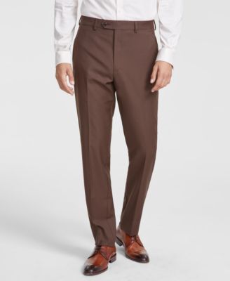 Michael Kors - Men Classic-Fit Wool-Blend Suit Separate Pants