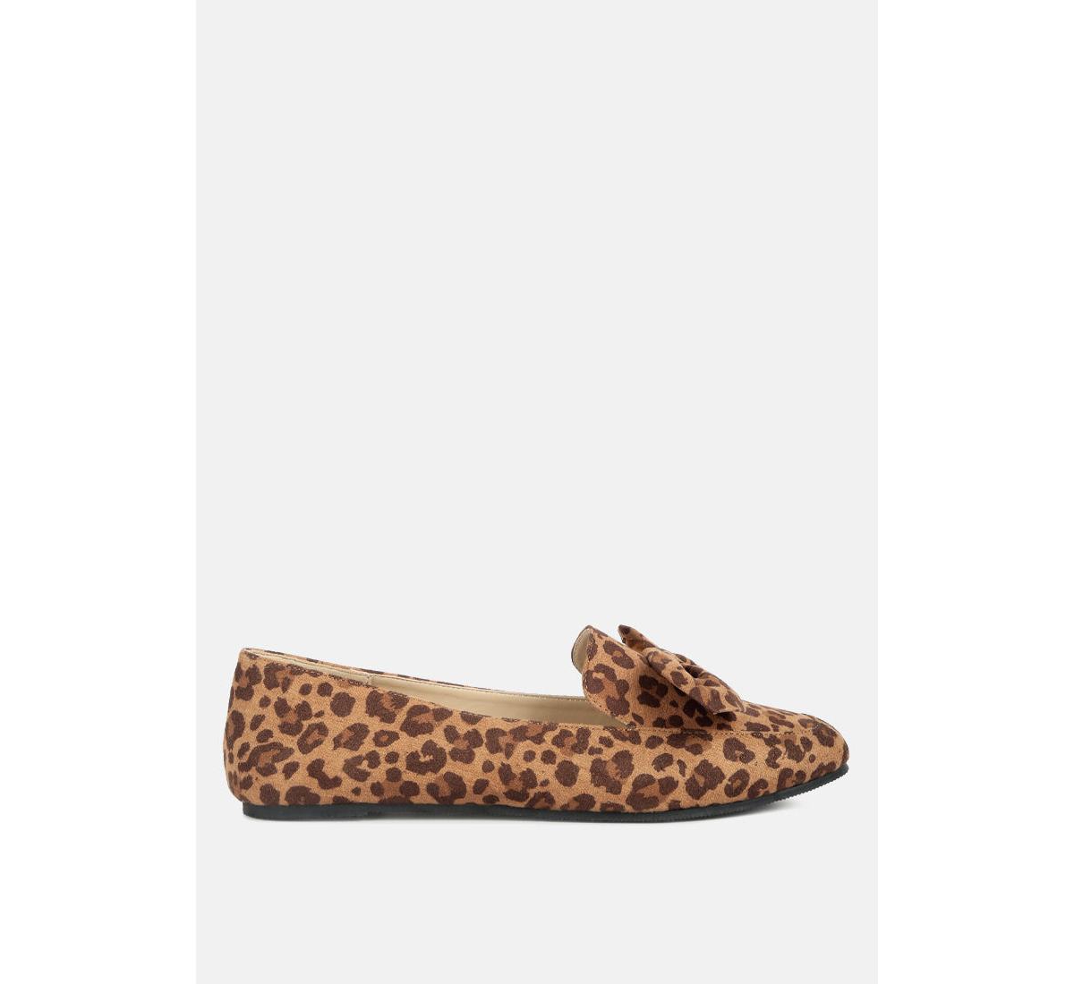 remee front bow loafers