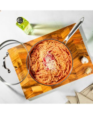 Hammered Copper 4-Quart Ti-Cerama Nonstick Deep Saute Pan