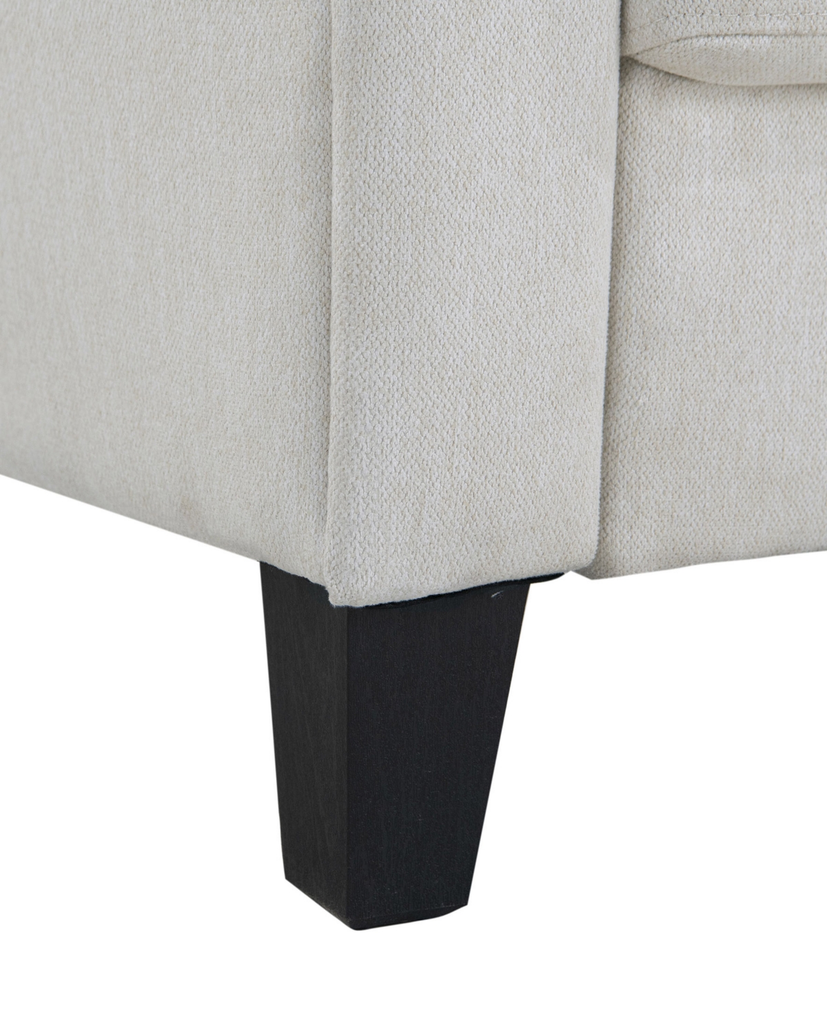 Lifestyle Solutions Microfiber Wilshire Loveseat with Rolled Arms