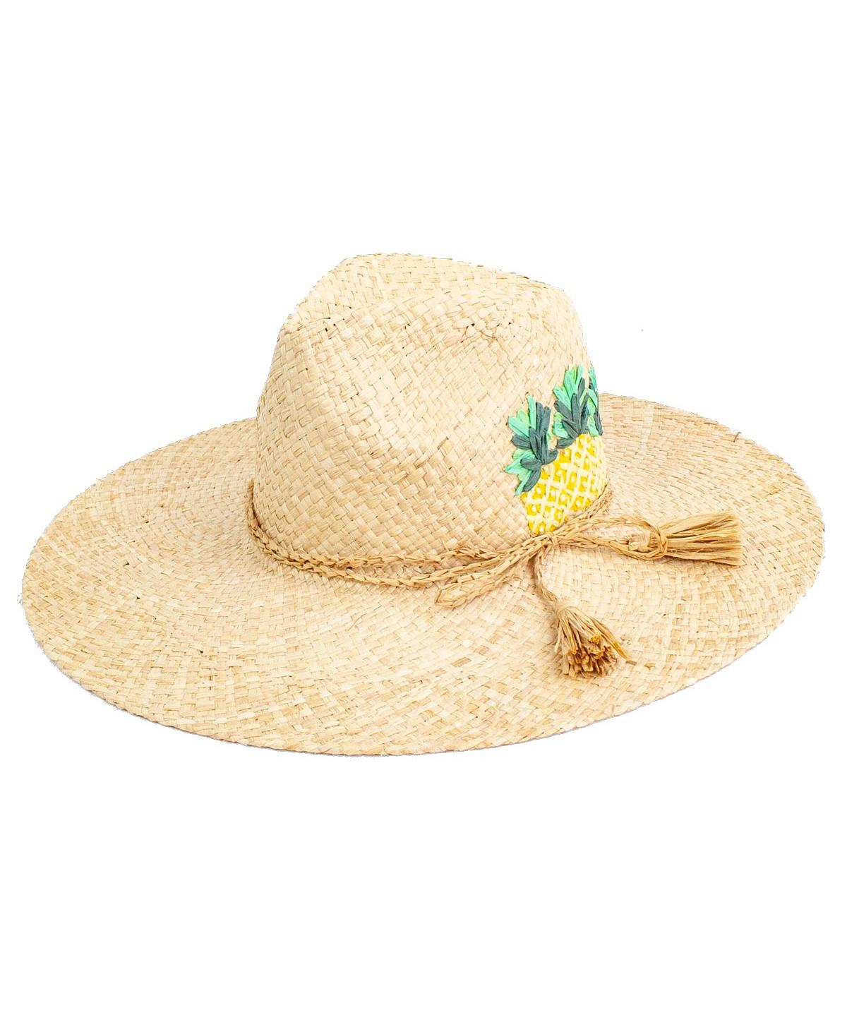 Sancho Wide Brim Raffia Sun Hat - Natural