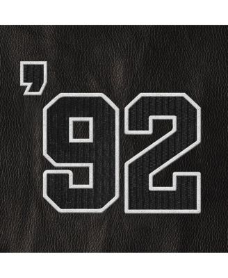 Men's White St. Louis Cardinals Full-Snap Varsity Jacket