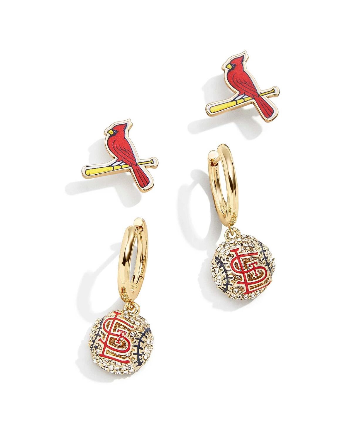 Baublebar Women's  St. Louis Cardinals Team Earrings Set In Multi