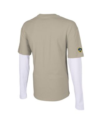 Men's Tan LA Galaxy Status Long Sleeve T-shirt