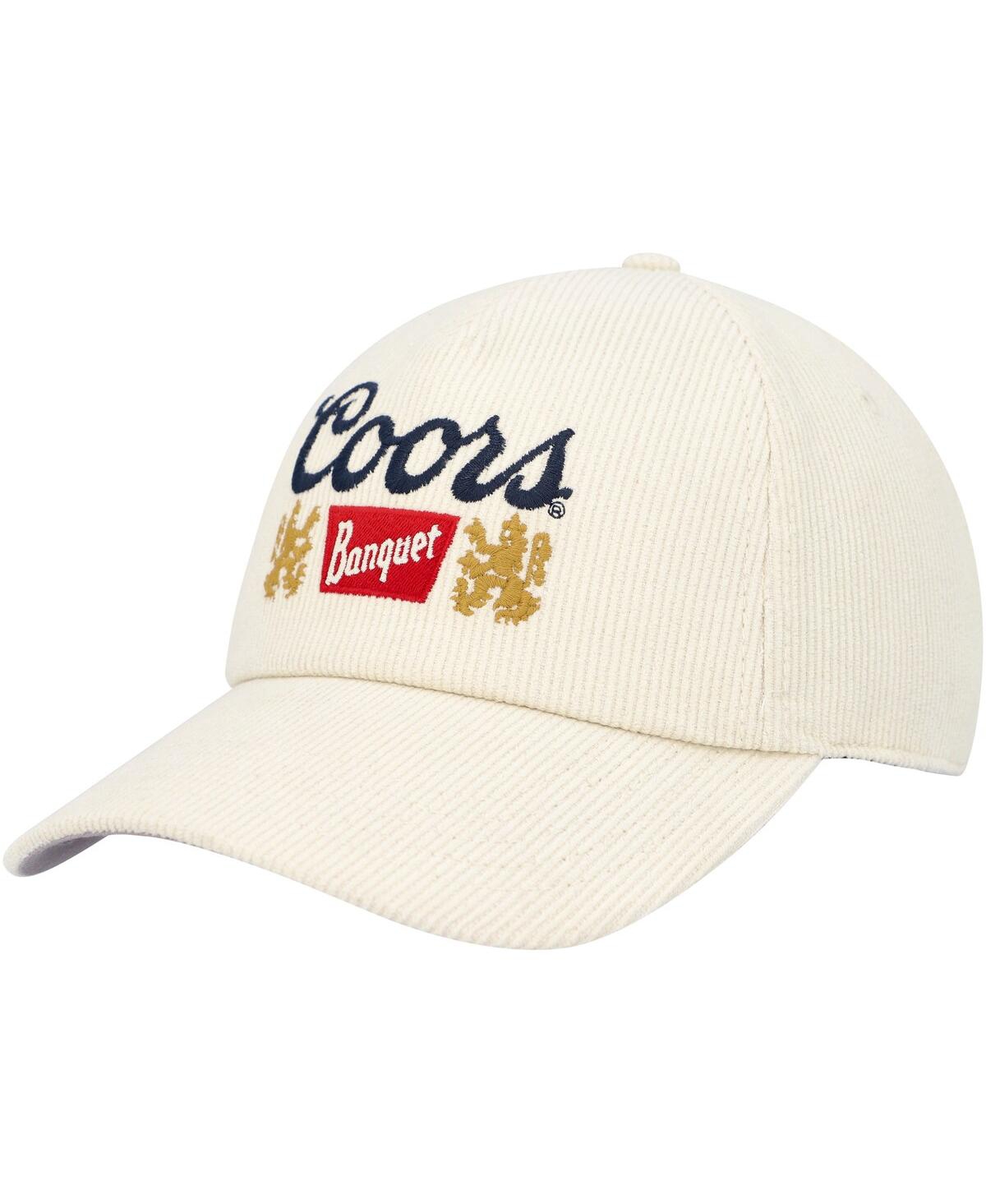 Men's American Needle Cream Coors Roscoe Corduroy Adjustable Hat - Cream