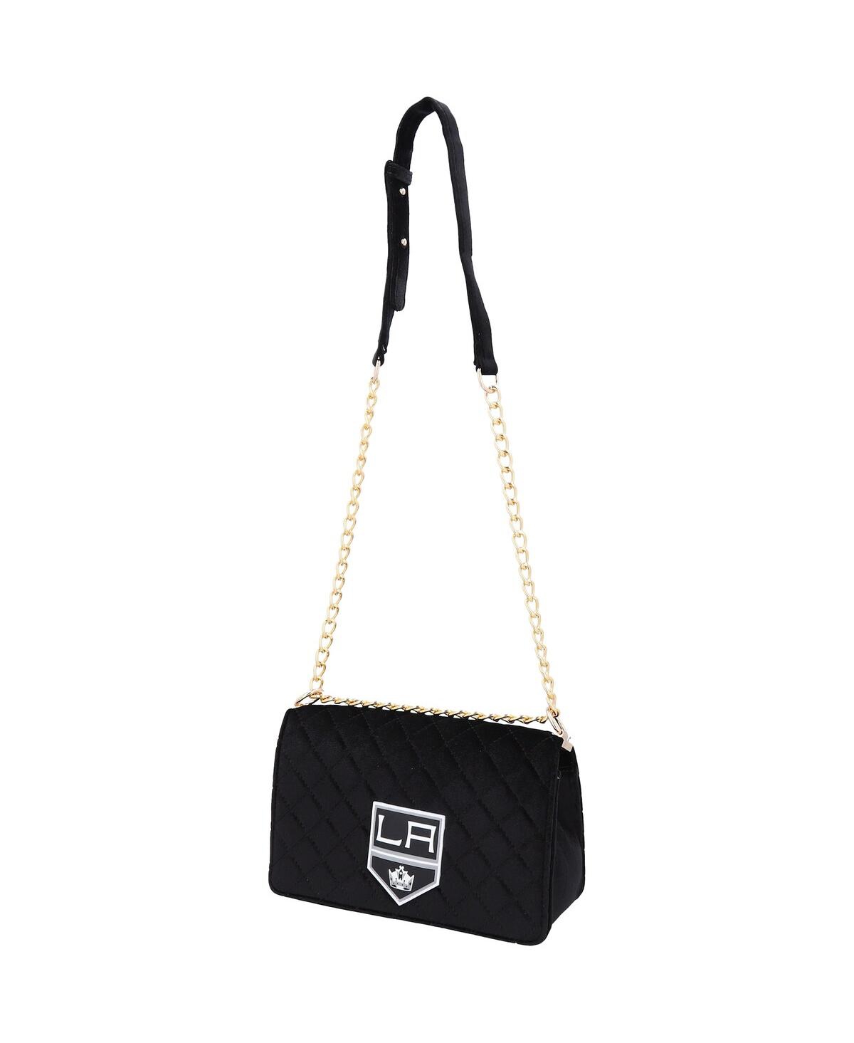Shop Cuce Women's  Los Angeles Kings Velvet Team Color Bag In Black