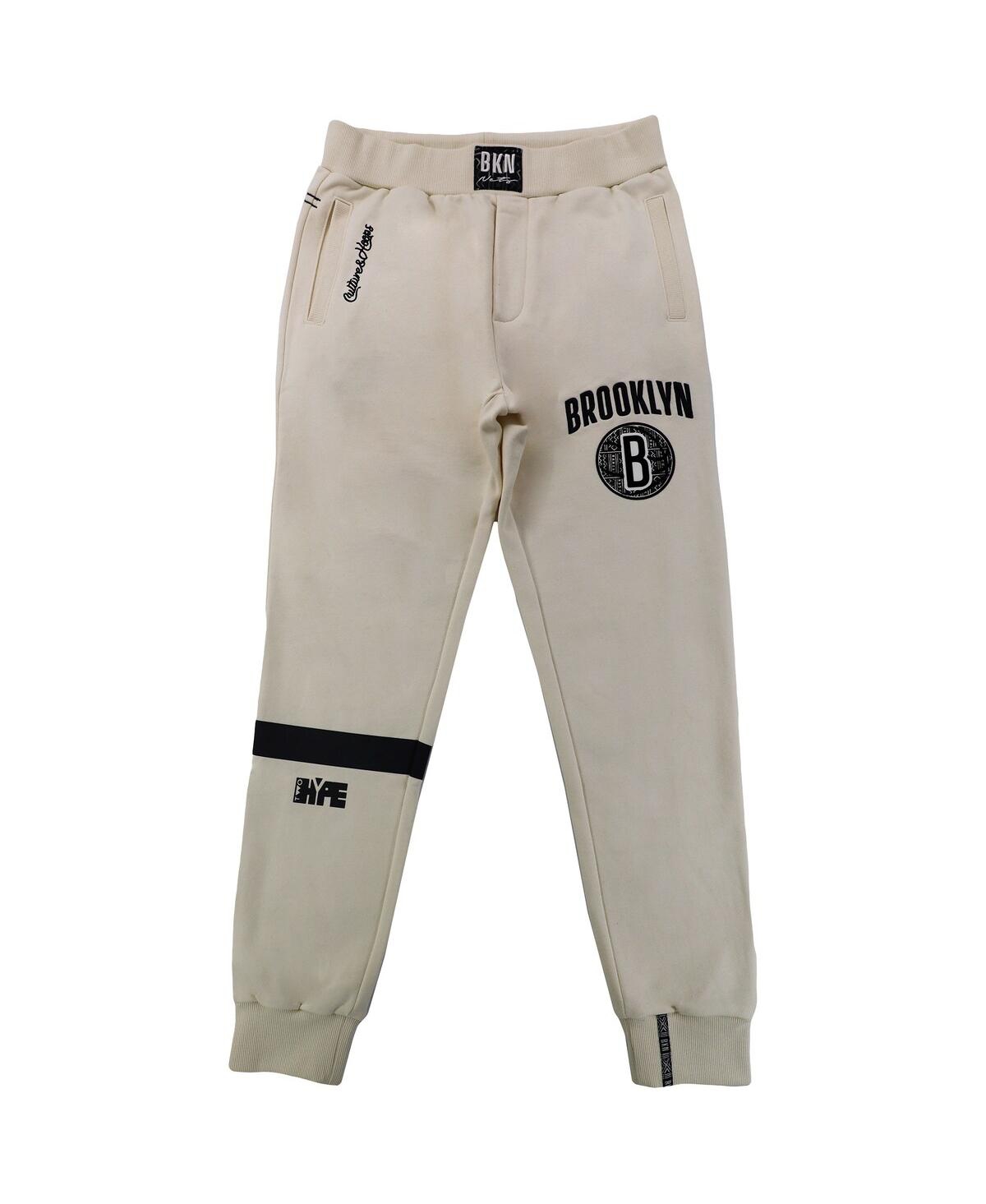 Shop Two Hype Men's And Women's Nba X  Cream Brooklyn Nets Culture & Hoops Heavyweight Jogger Pants