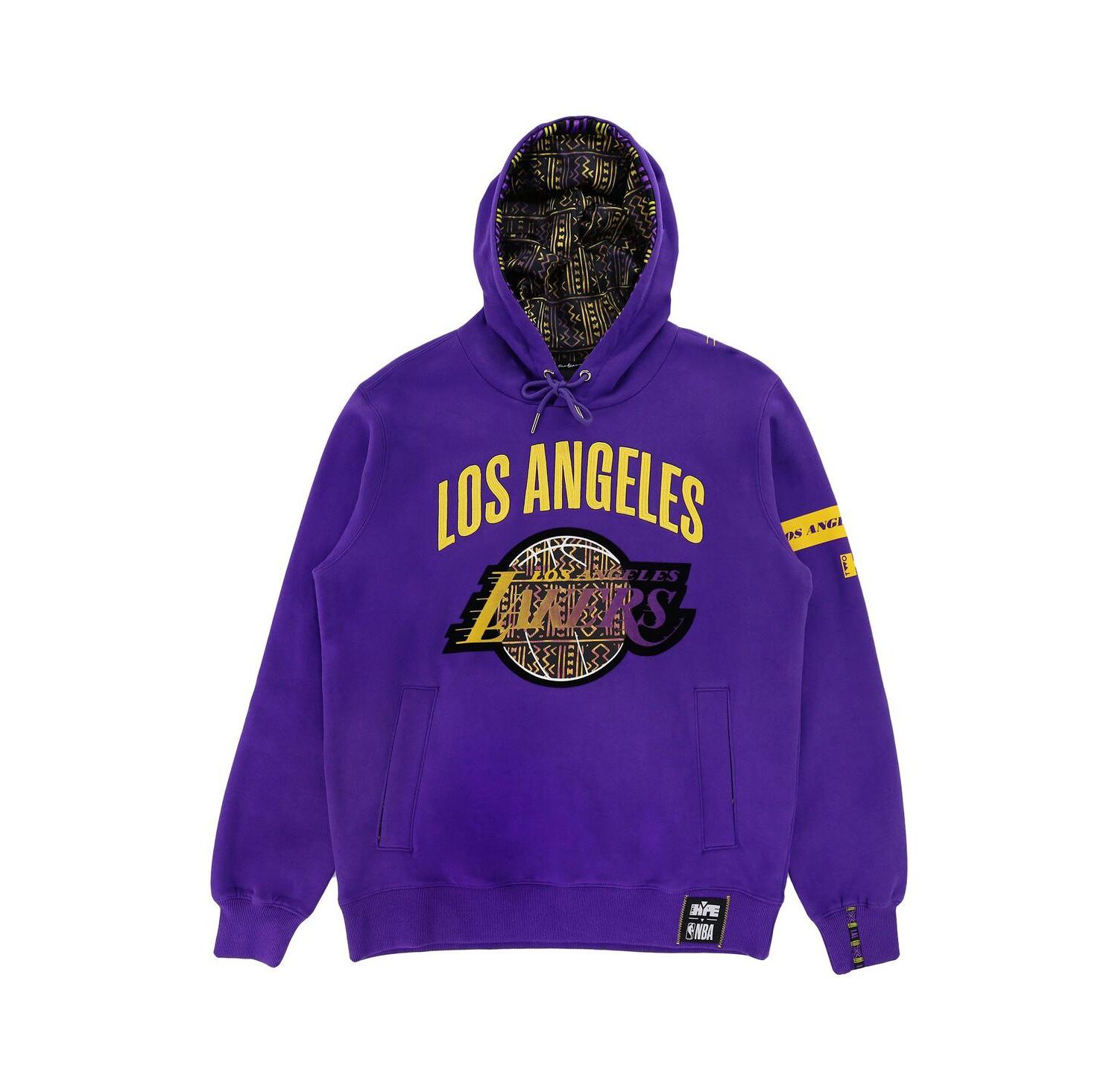 Men's and Women's NBA x Purple Los Angeles Lakers Culture & Hoops Heavyweight Pullover Hoodie