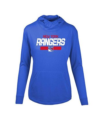 Women's Mika Zibanejad Blue New York Rangers Vivid Player Name and Number  Pullover Hoodie