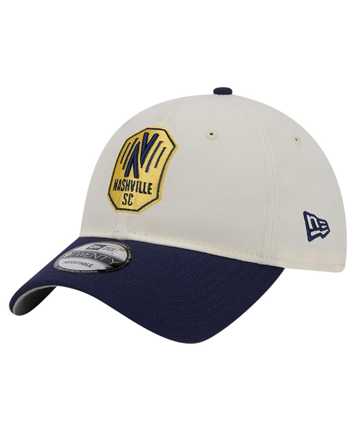 Men's New EraNashville Sc 2024 Kick Off Collection 9TWENTY Adjustable Hat - White