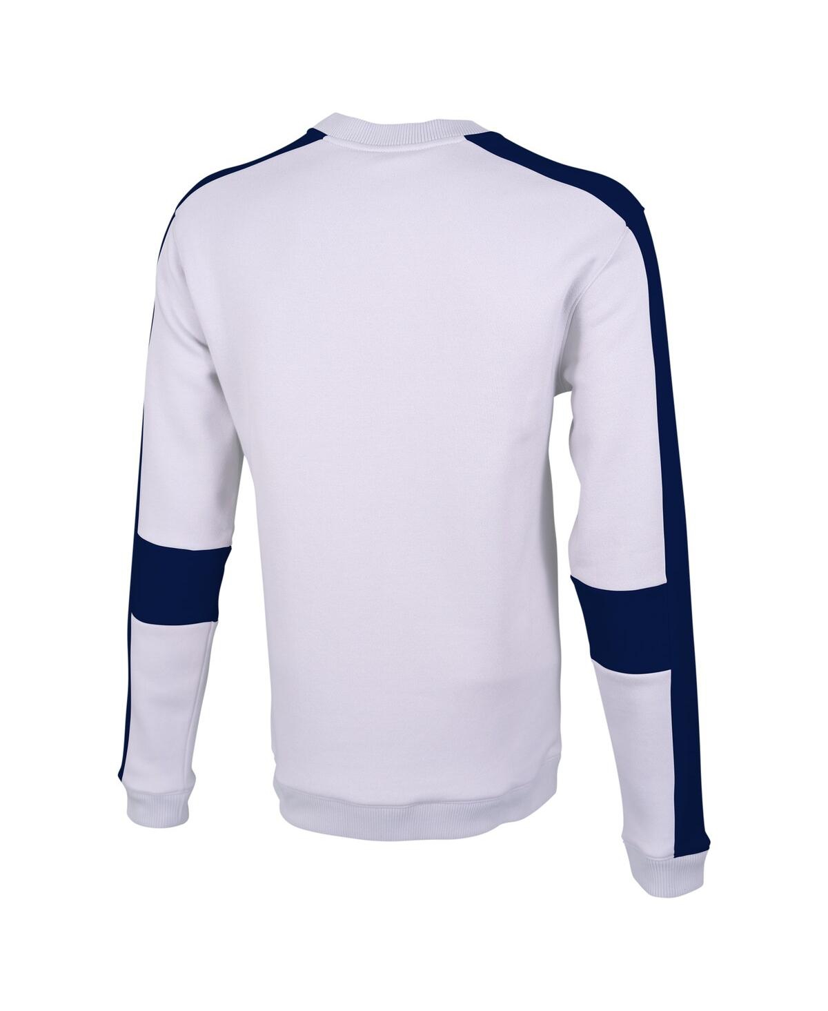 Shop Stadium Essentials Men's  White Nashville Sc Half Time Pullover Sweatshirt
