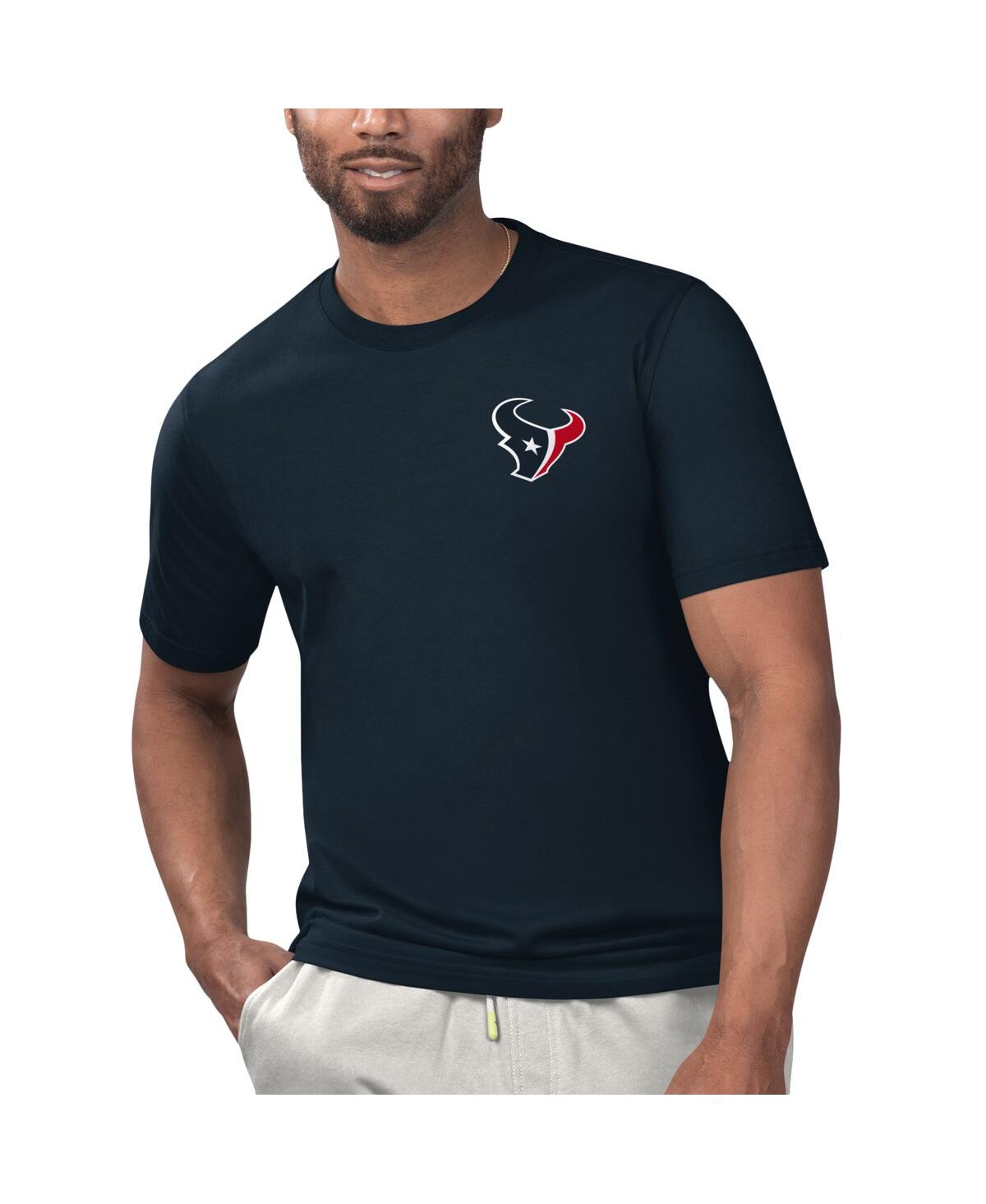Men's Margaritaville Navy Houston Texans Licensed to Chill T-shirt - Navy