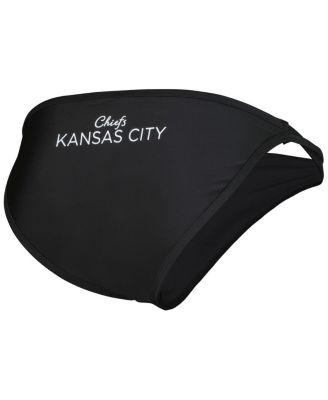 Women's Black Kansas City Chiefs Hall of Fame Bikini Bottom