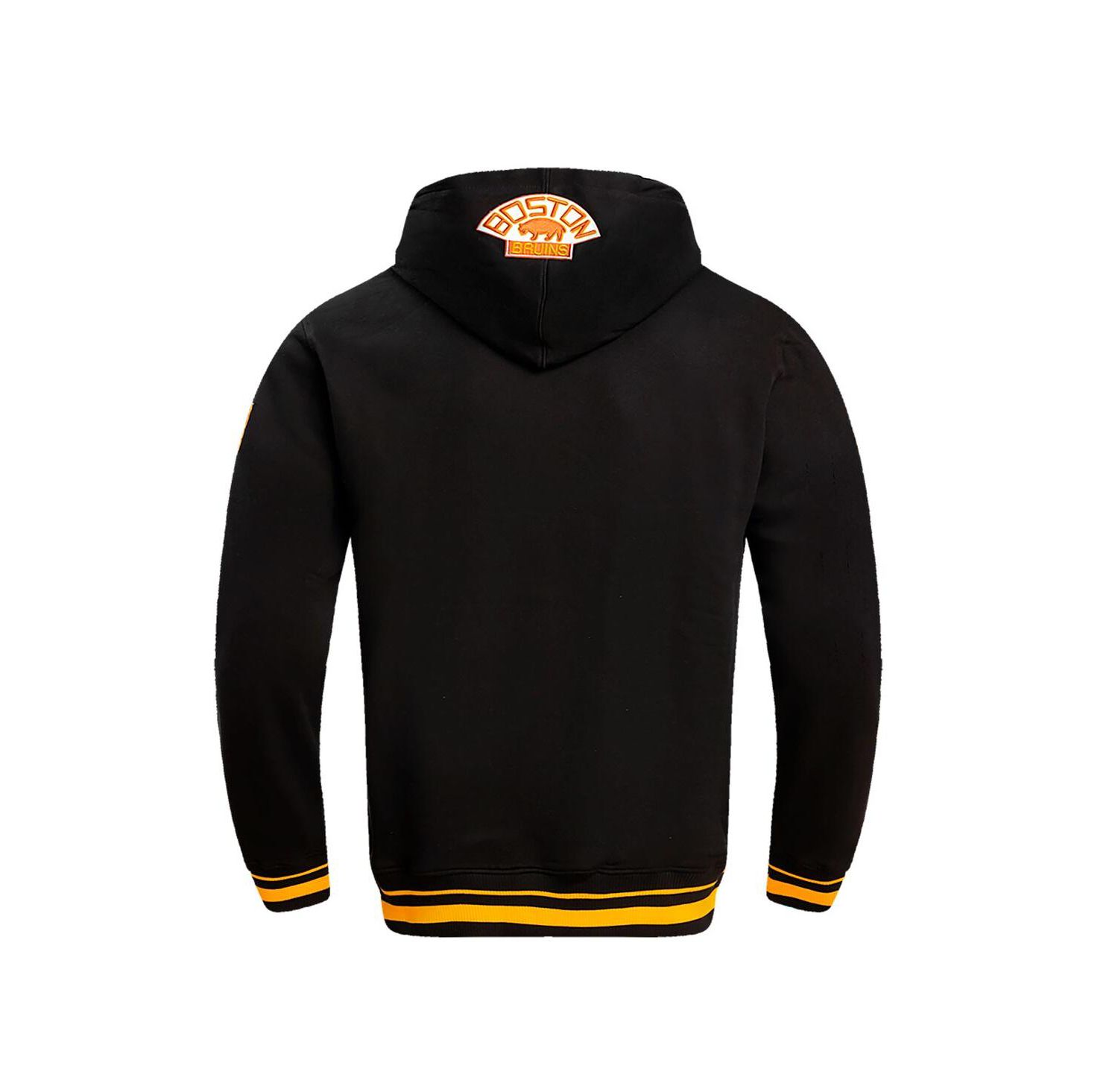 Men's Black Boston Bruins Retro Classic Fleece Pullover Hoodie