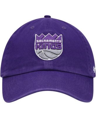 Men's Purple Sacramento Kings Team Clean Up Adjustable Hat