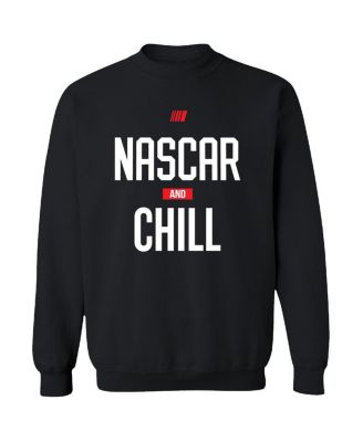 Men's Black NASCAR and Chill Pullover Sweatshirt