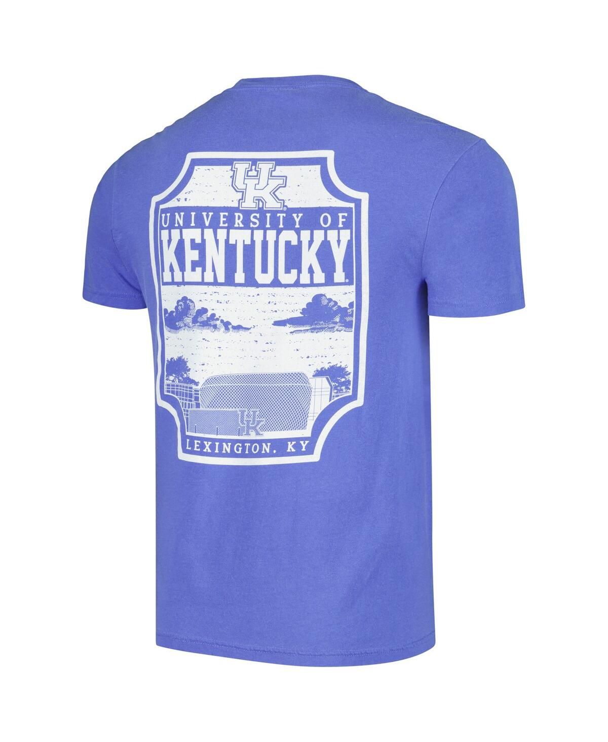 Shop Image One Men's Royal Kentucky Wildcats Campus Badge Comfort Colors T-shirt