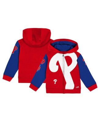 Baby Boys and Girls Outerstuff Red Philadelphia Phillies Post Card Full Zip Hoodie Jacket Macy s