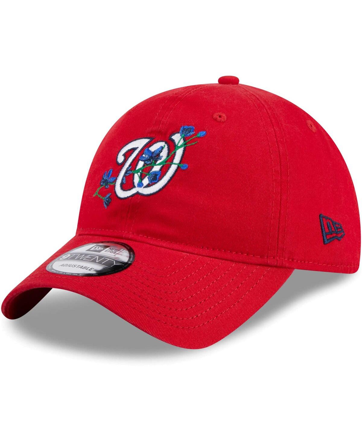 New Era Women's  Red Washington Nationals Game Day Bloom Branch 9twenty Adjustable Hat
