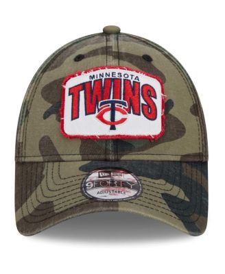 Men's Camo Minnesota Twins Gameday 9FORTY Adjustable Hat