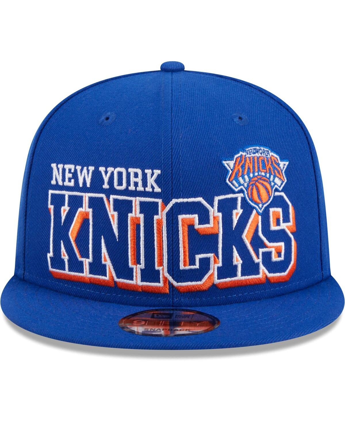 Shop New Era Men's  Blue New York Knicks Gameday 59fifty Snapback Hat