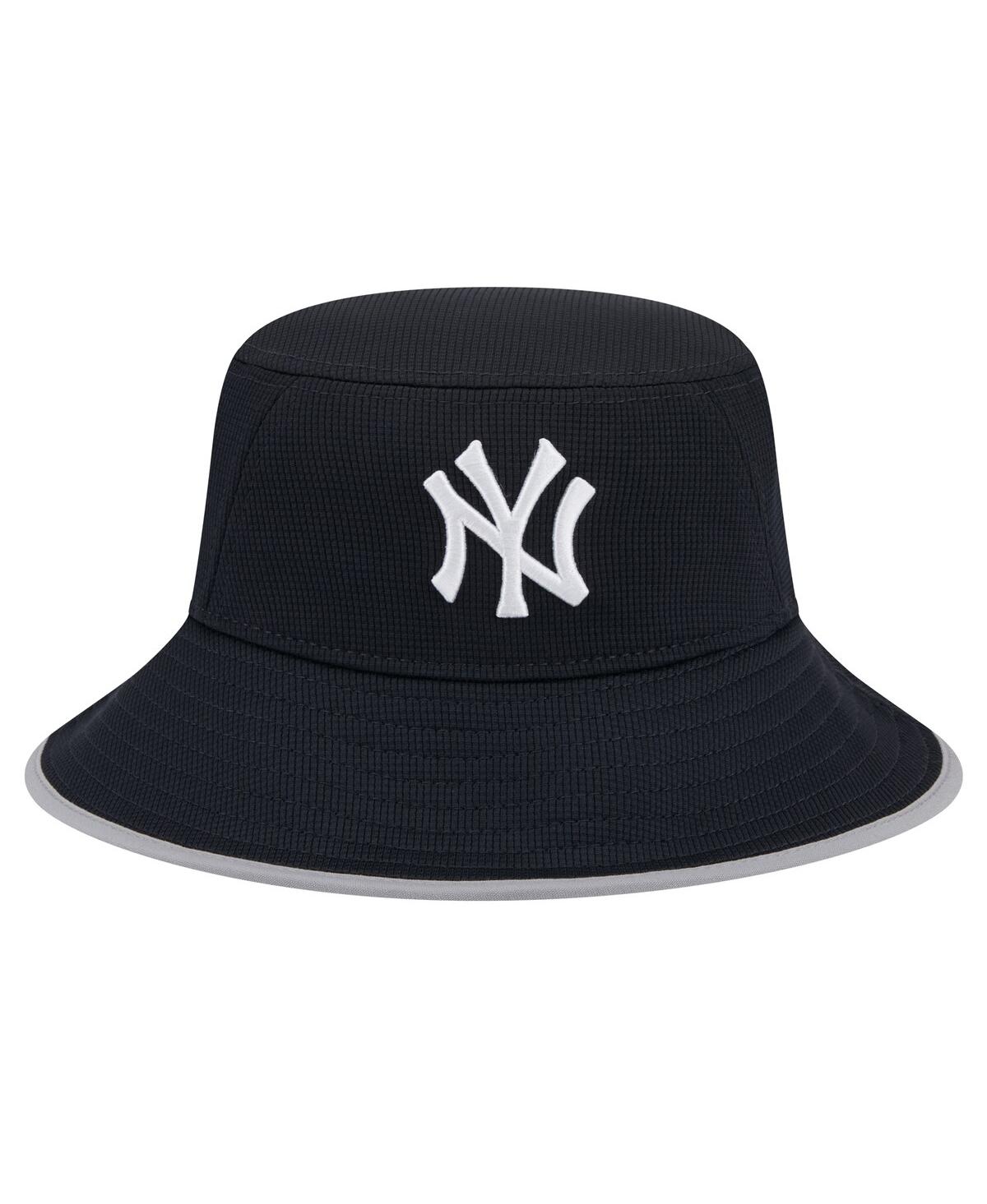 Shop New Era Men's  Navy New York Yankees Game Day Bucket Hat