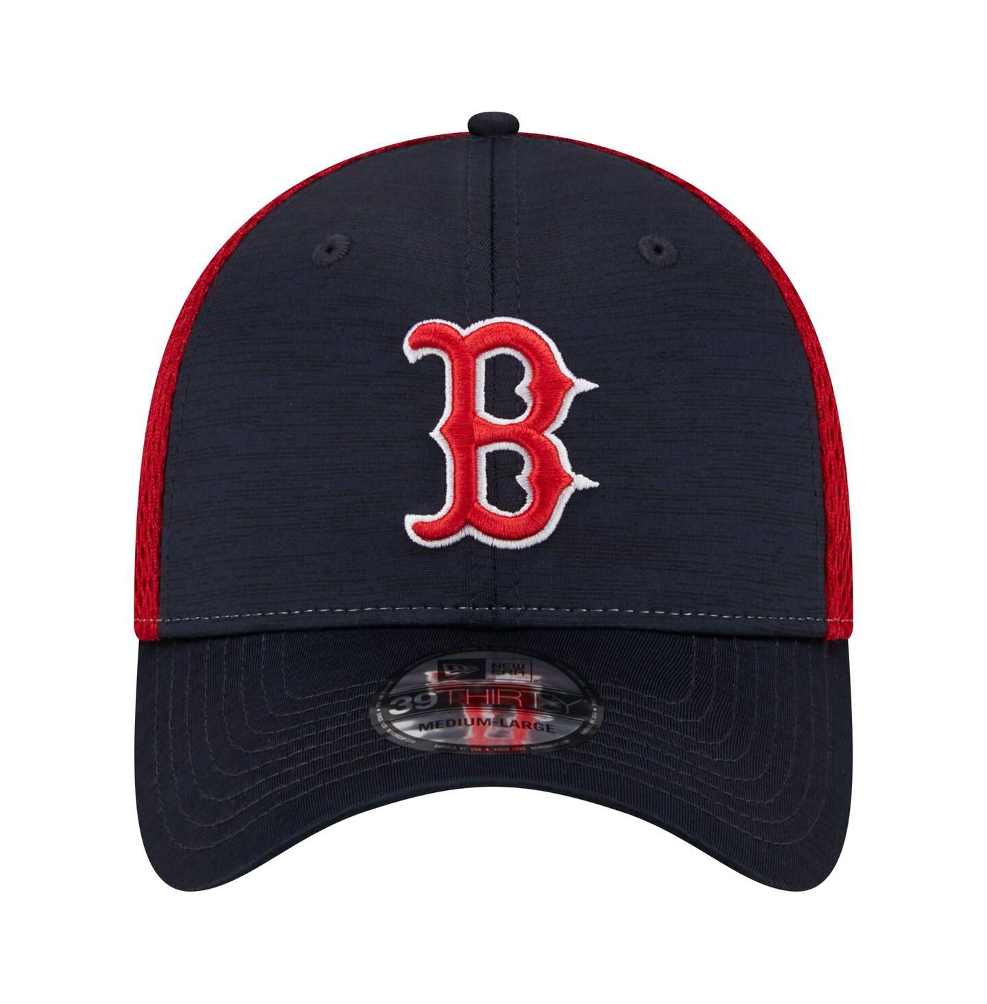 Мужская кепка New Era Navy Boston Red Sox Neo 39THIRTY Flex Hat — фото 4