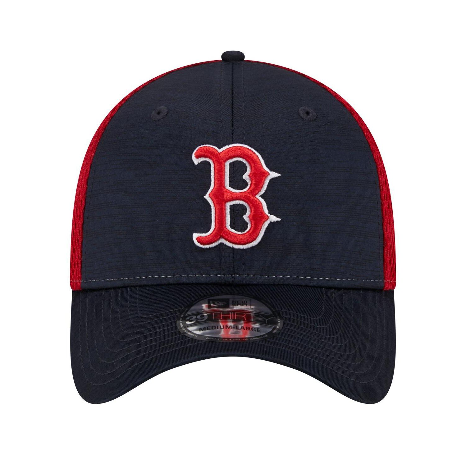 Men's Navy Boston Red Sox Neo 39THIRTY Flex Hat