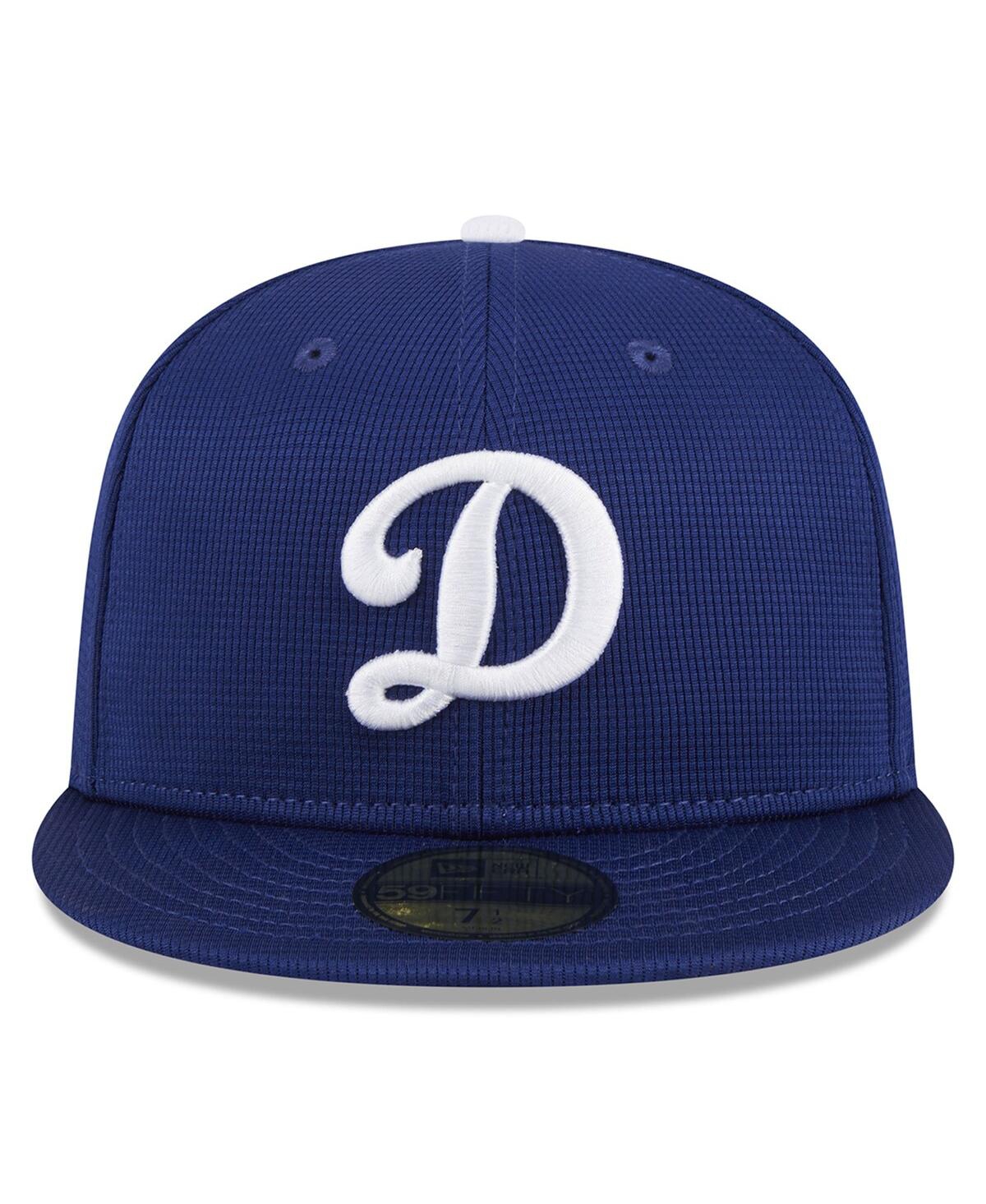 New Era Royal Los Angeles Dodgers 2024 Batting Practice 59fifty Fitted Hat In Royal