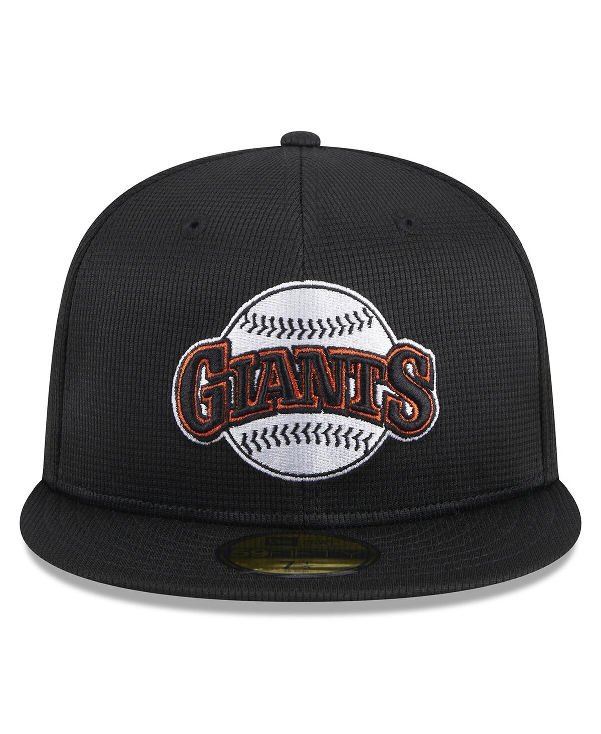 New Era Men's Black San Francisco Giants 2024 Batting Practice 59FIFTY Fitted Hat