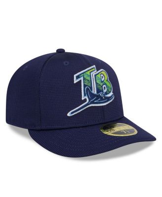 Men's Navy Tampa Bay Rays 2024 Batting Practice Low Profile 59FIFTY Fitted Hat