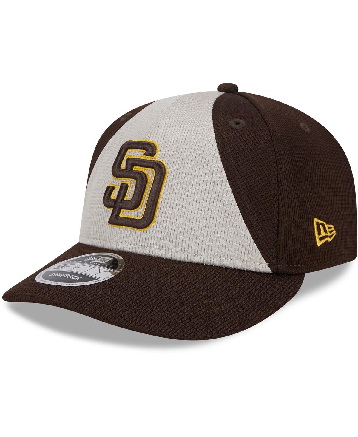New Era Men's  Brown San Diego Padres 2024 Batting Practice Low Profile 9fifty Snapback Hat