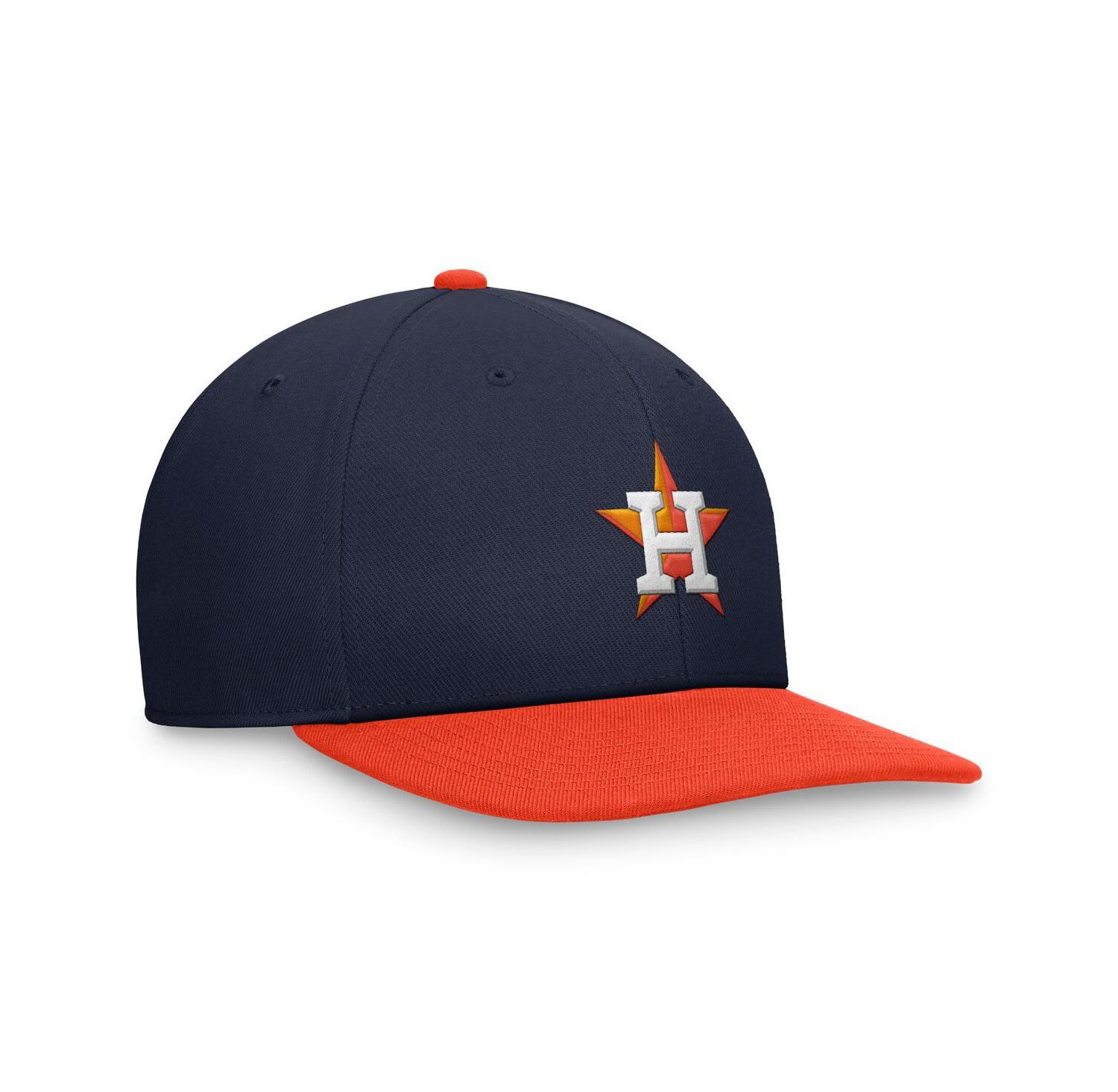 Men's Navy, Orange Houston Astros Evergreen Two-Tone Snapback Hat