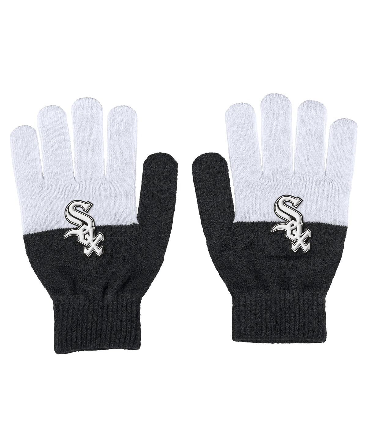 Wear By Erin Andrews Women's  Chicago White Sox Color-block Gloves In Multi