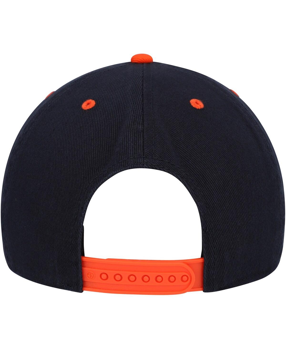 Men's '47 BrandIllinois Fighting Illini Double Header Hitch Adjustable Hat - Navy