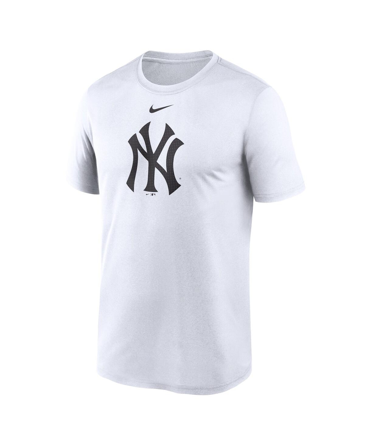 Nike White New York Yankees Legend Fuse Large Logo Performance T-shirt In White