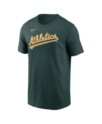 Men's Green Oakland Athletics Fuse Wordmark T-shirt