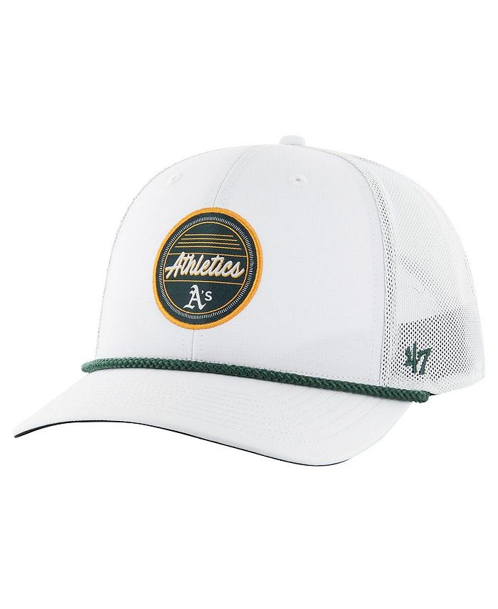 47 Brand Men's White Oakland Athletics Fairway Trucker Adjustable Hat -  Macy's
