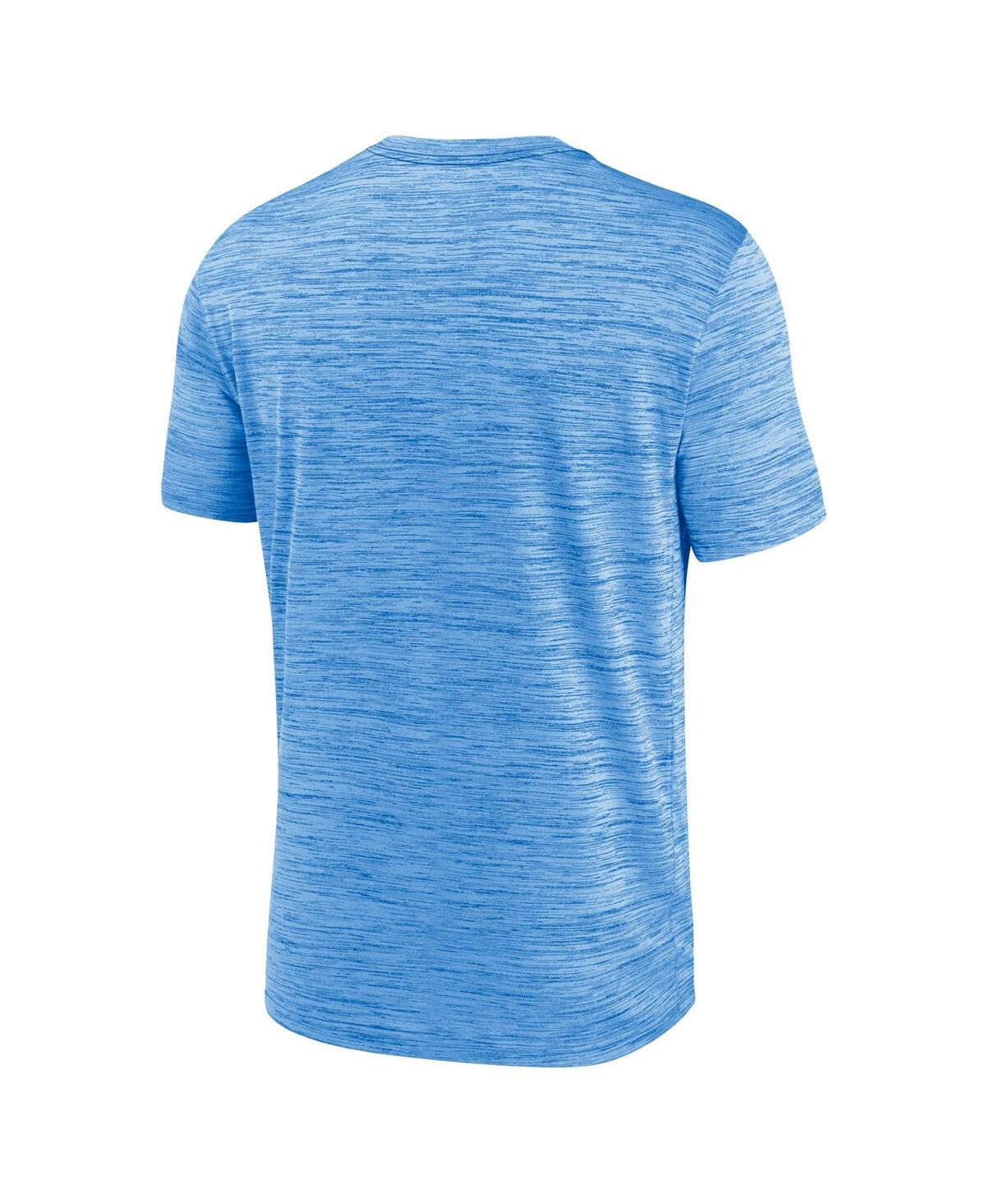Shop Nike Men's  Powder Blue Milwaukee Brewers City Connect Practice Velocity Performance T-shirt